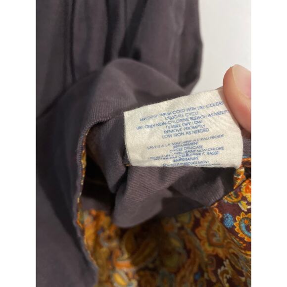 Anthropologie Edme & Esyllte skirt women's size 4 brown corduroy boho minimalist - Picture 6 of 6